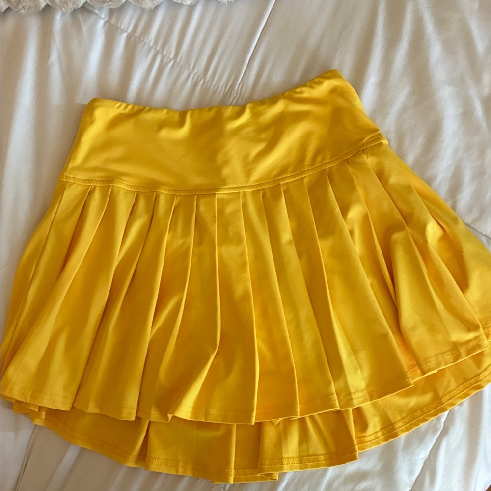 Sunny Yellow Skater Skirt